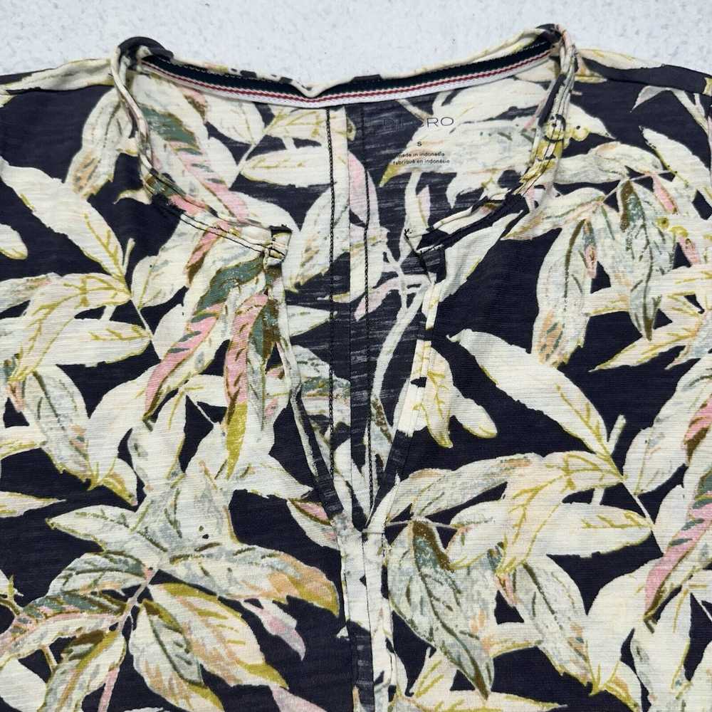 Anthropologie Pilcro Small Black Floral Spliced N… - image 2