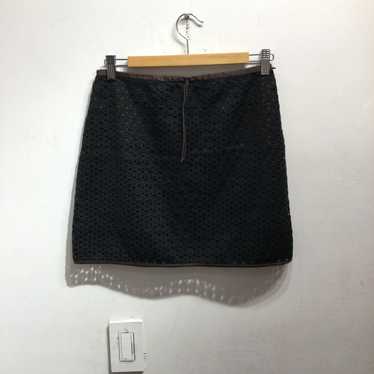 Paule Ka brack and brown cut out mini skirt - image 1