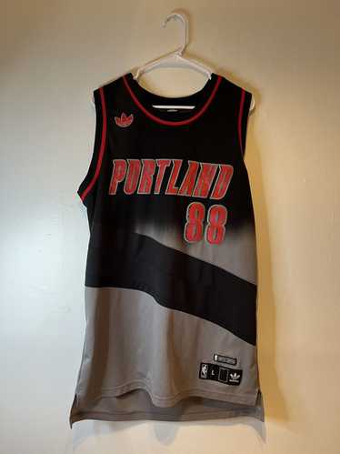 Adidas Nicolas Batum Jersey Mens L Portland Trail 