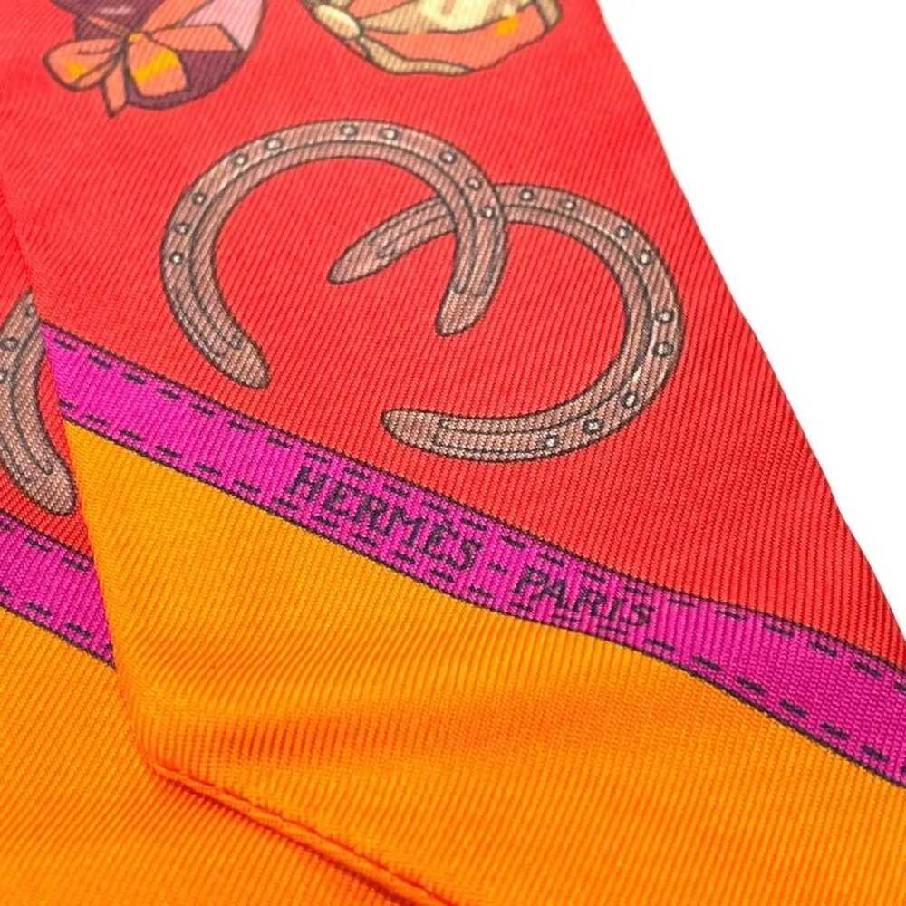 Hermès Bandana 55 silk scarf - image 10