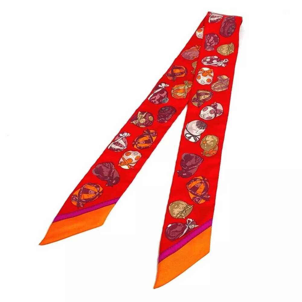 Hermès Bandana 55 silk scarf - image 4