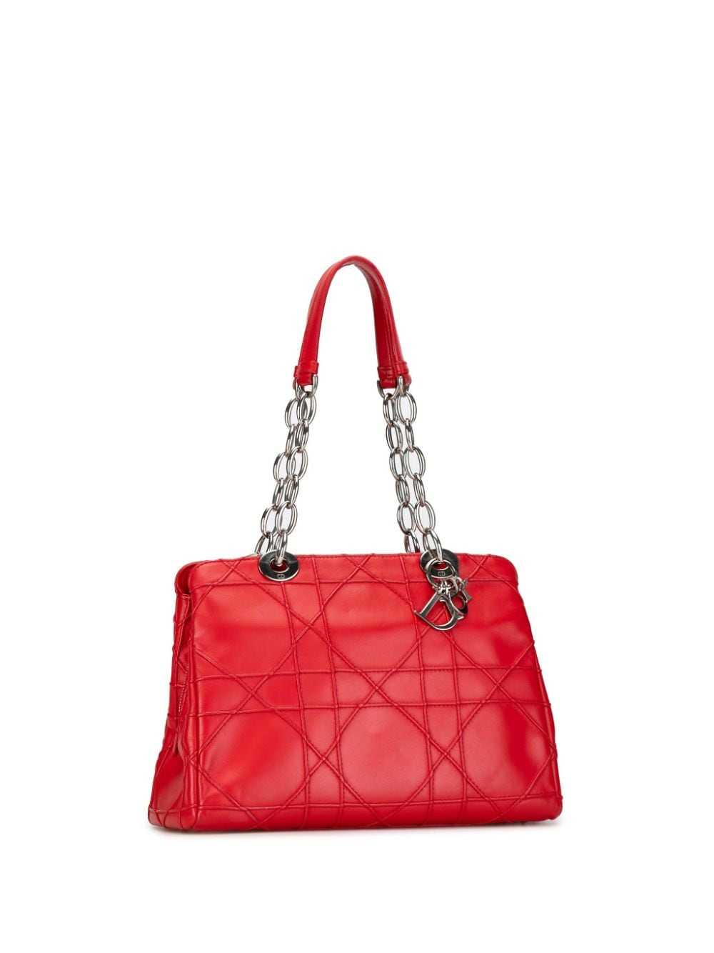 Christian Dior Pre-Owned 2014 Small Lambskin Cann… - image 3