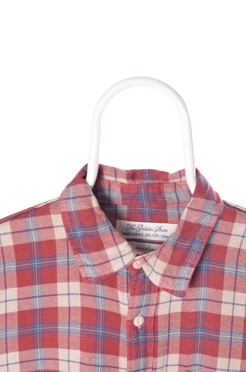 Remi Relief Remi Relief Plaid checked flannel Shi… - image 2