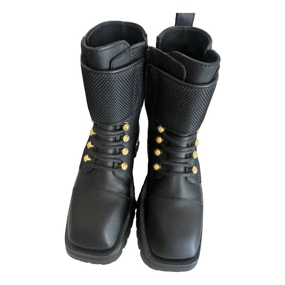 Balmain Leather biker boots - image 1