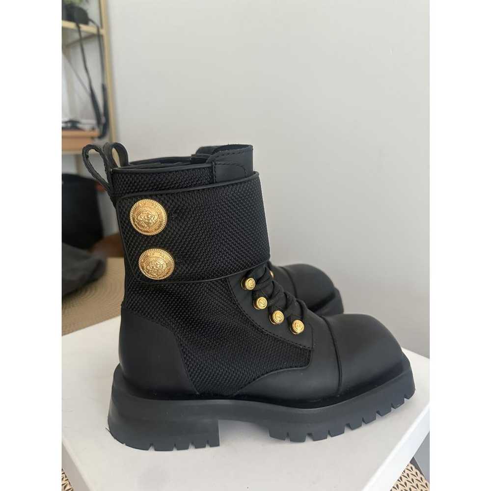 Balmain Leather biker boots - image 2