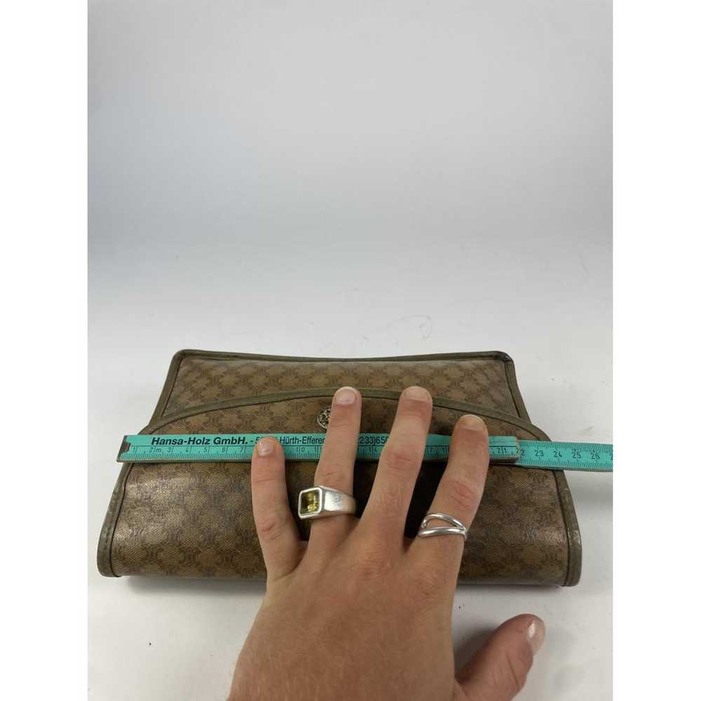 Celine Triomphe leather clutch bag - image 9