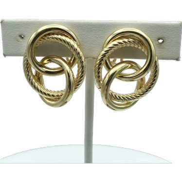 14K Multi-Hoop Earrings - image 1