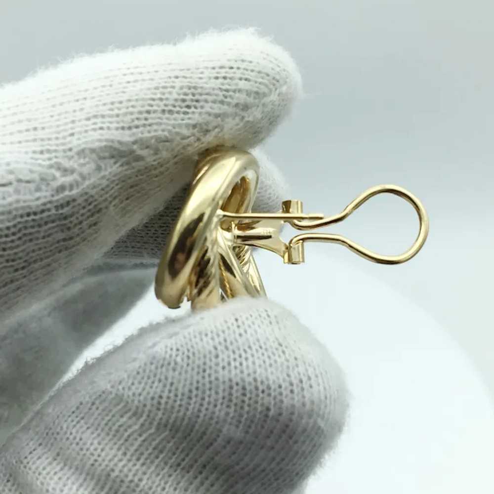 14K Multi-Hoop Earrings - image 4