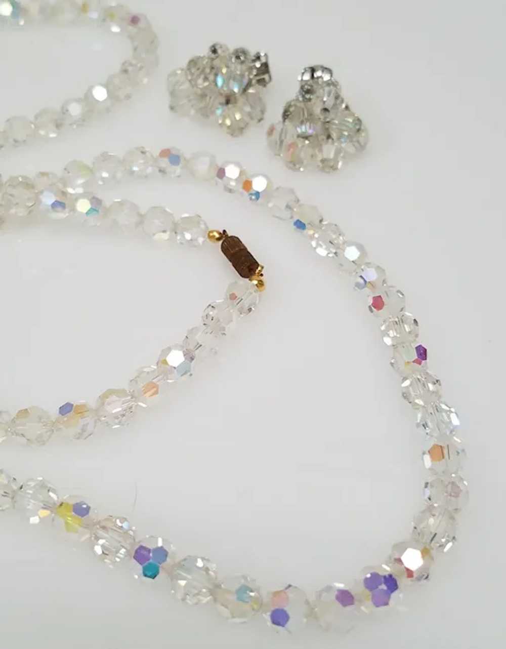 Vintage Swarovski Crystal Aurora Borealis Beads N… - image 3