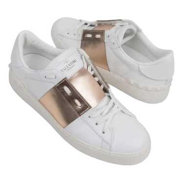 Valentino Garavani Open leather trainers