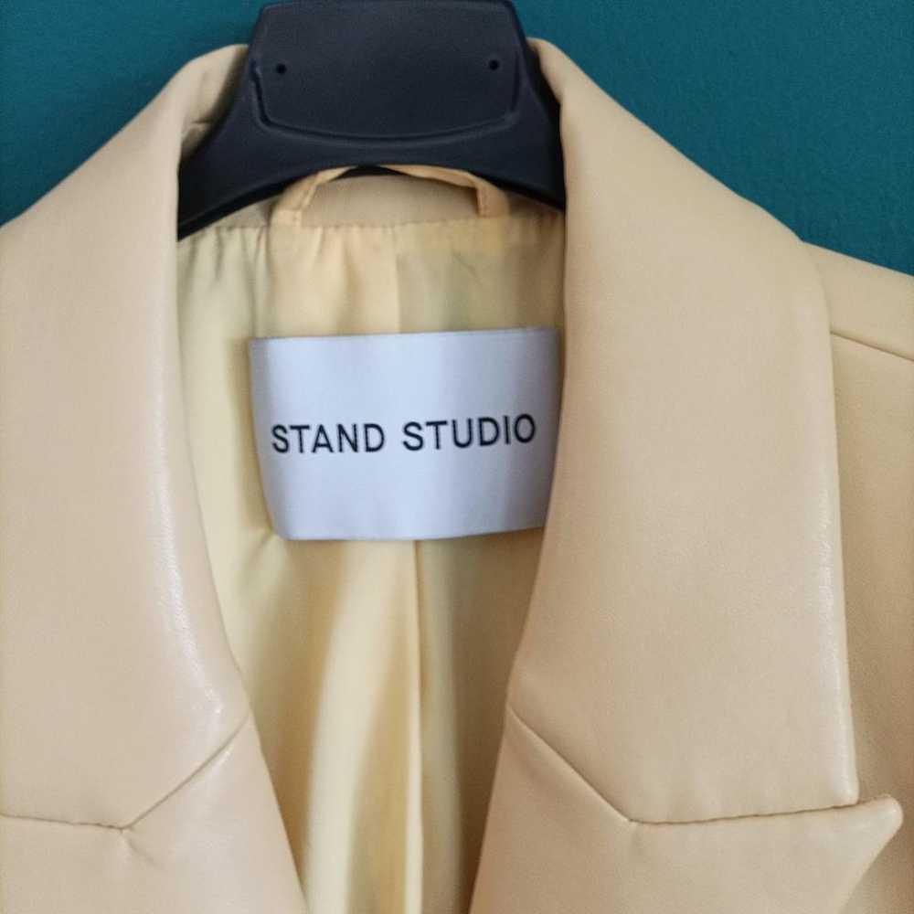 Stand studio Vegan leather blazer - image 3