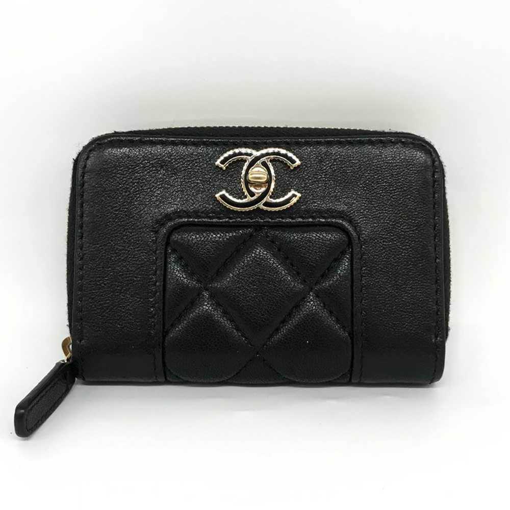 Chanel CHANEL Mademoiselle Wallet/Coin Case Stitc… - image 1