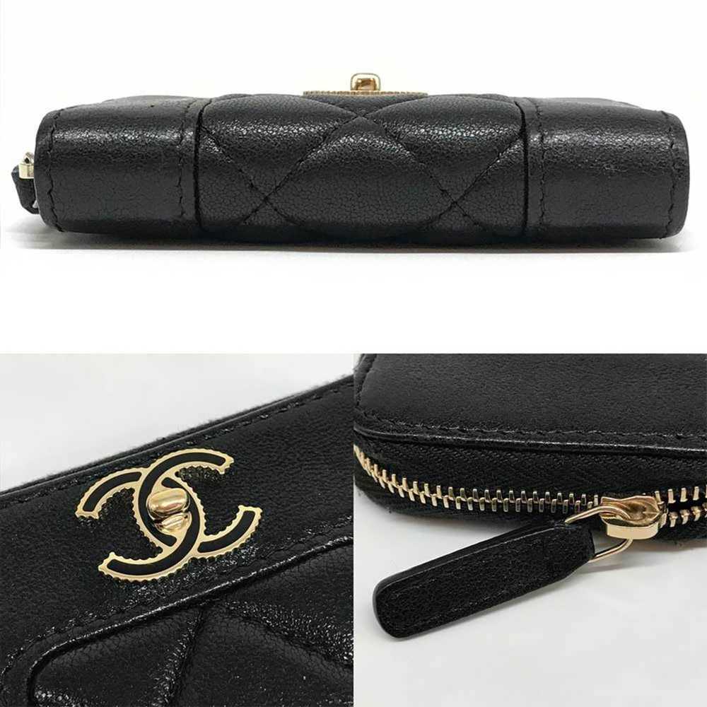 Chanel CHANEL Mademoiselle Wallet/Coin Case Stitc… - image 5