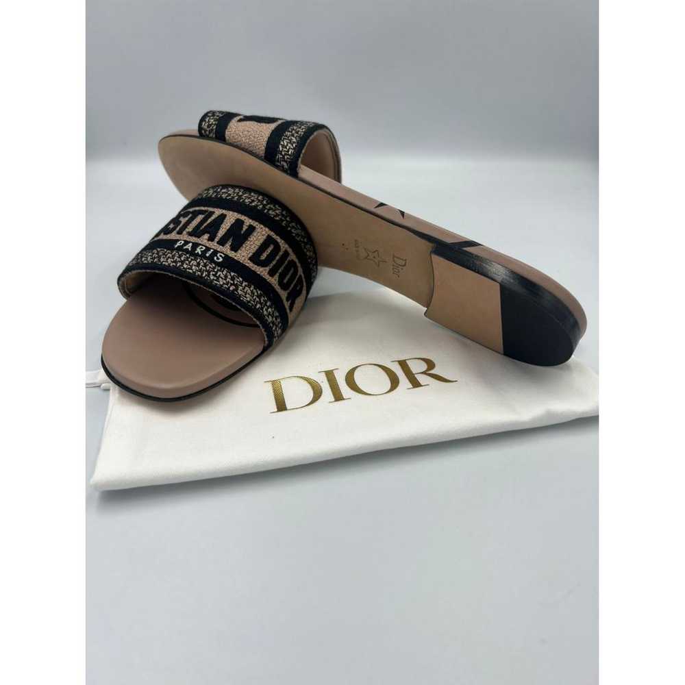 Dior Dway cloth mules - image 6