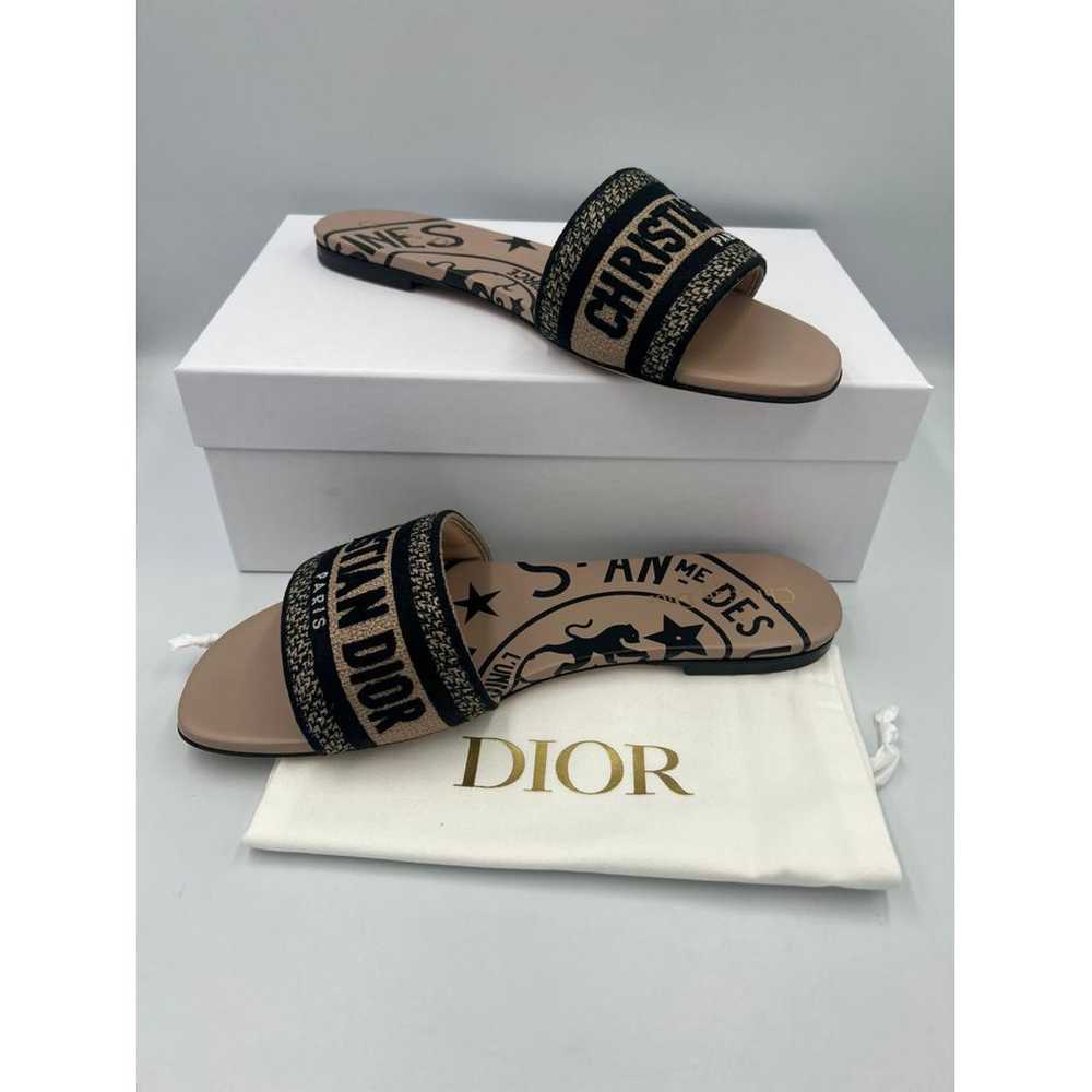 Dior Dway cloth mules - image 7