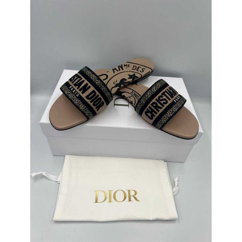 Dior Dway cloth mules - image 8