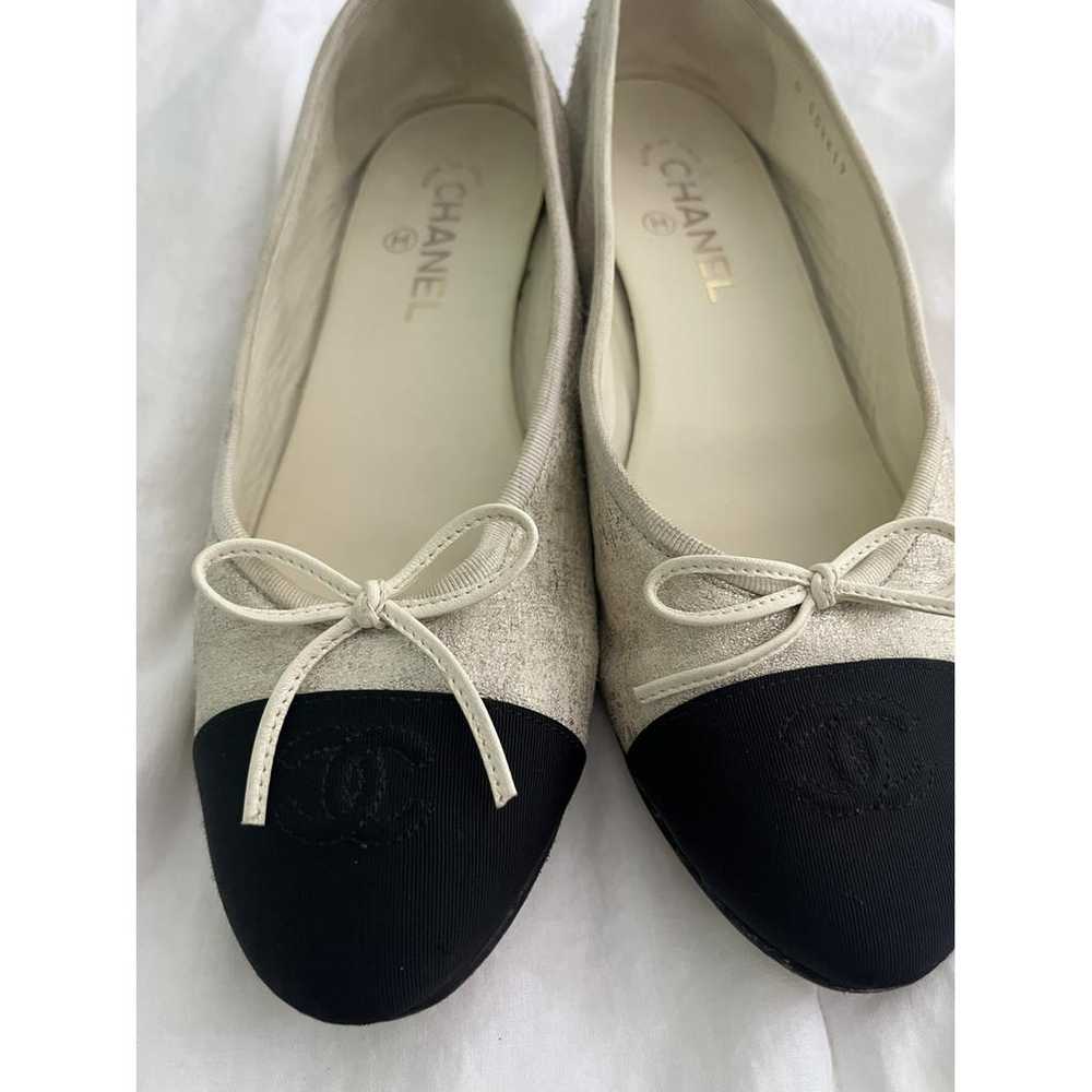 Chanel Cloth ballet flats - image 7