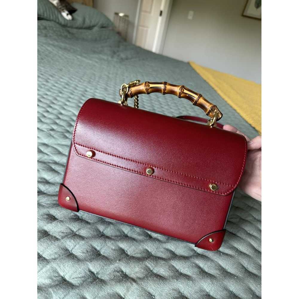 Gucci Padlock leather satchel - image 2