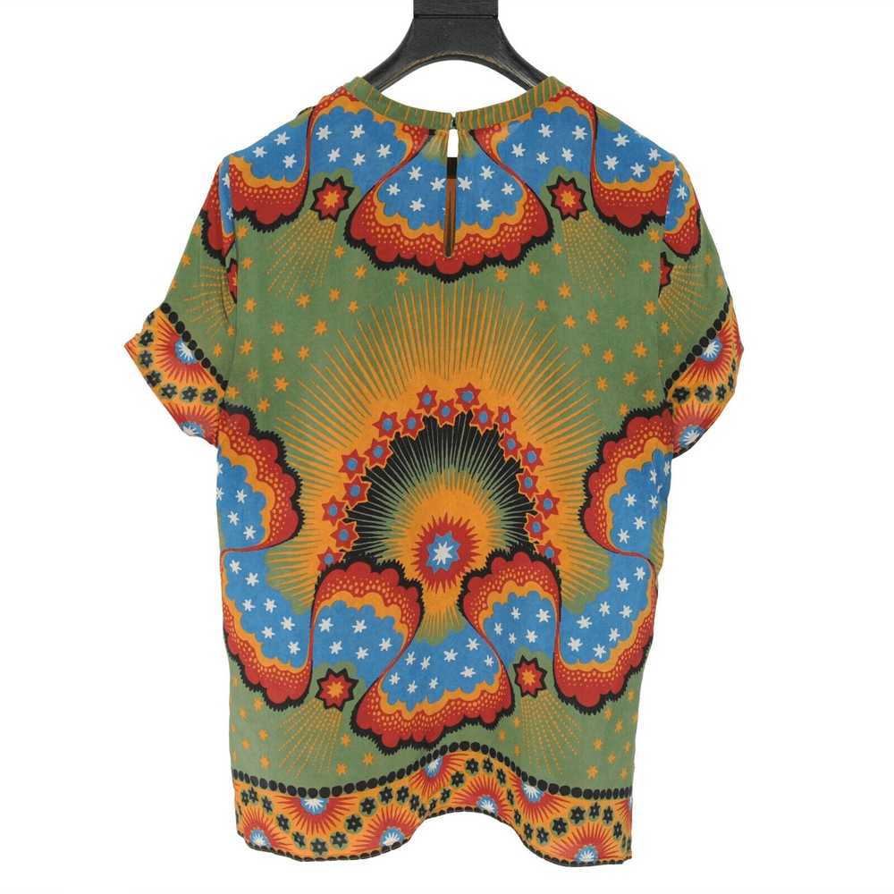 Valentino Psychedelic Star Print Tunic Top Shirt - image 2