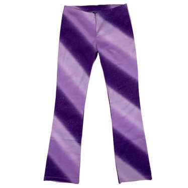 Y2K Purple Glam Pants (XS) - image 1