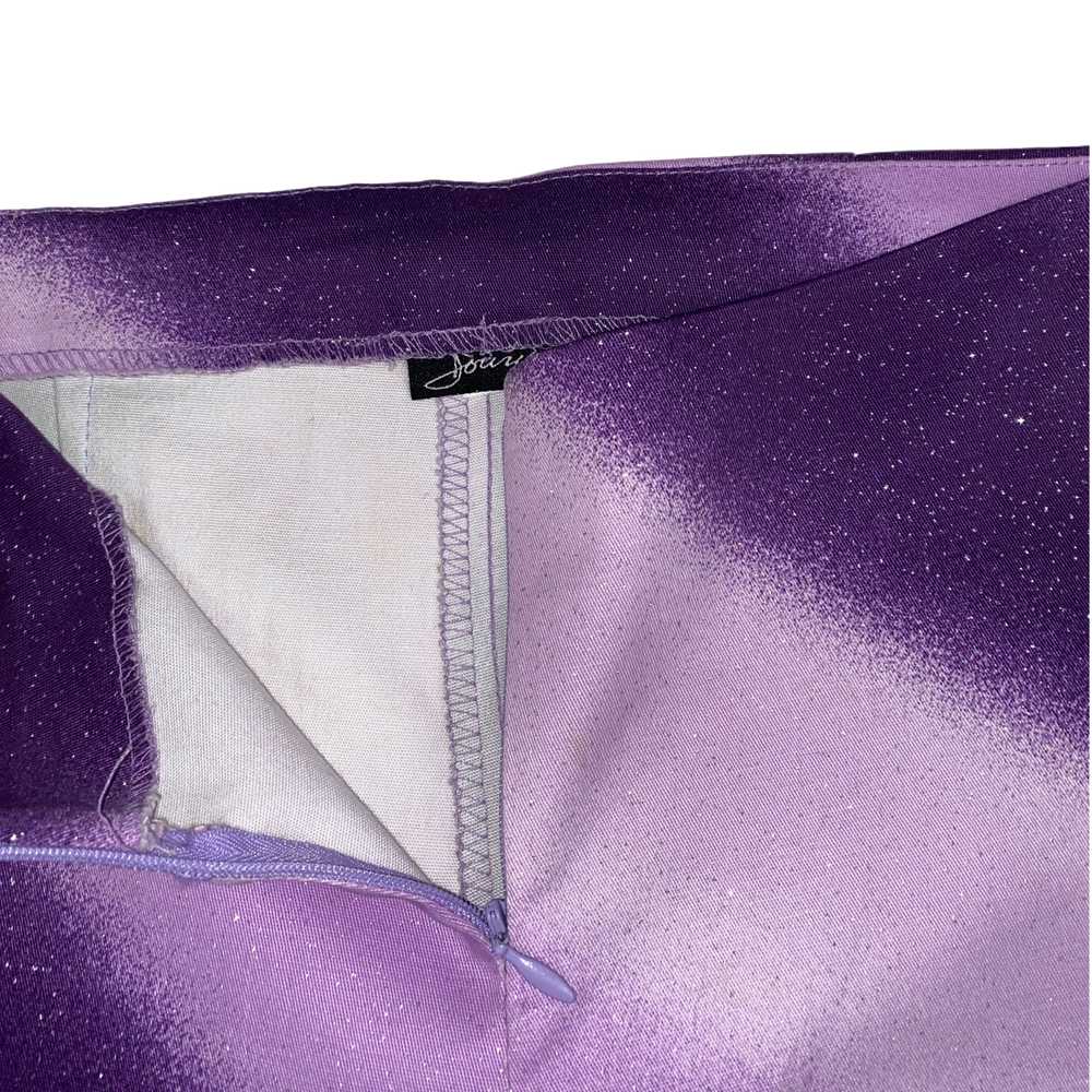 Y2K Purple Glam Pants (XS) - image 3