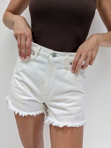 Vintage White Denim Cut Off Levi's