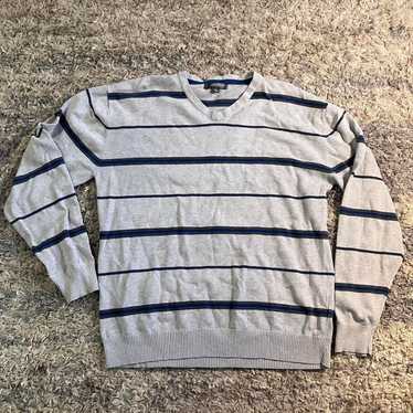 Method Method Striped Crewneck Pullover Sweater