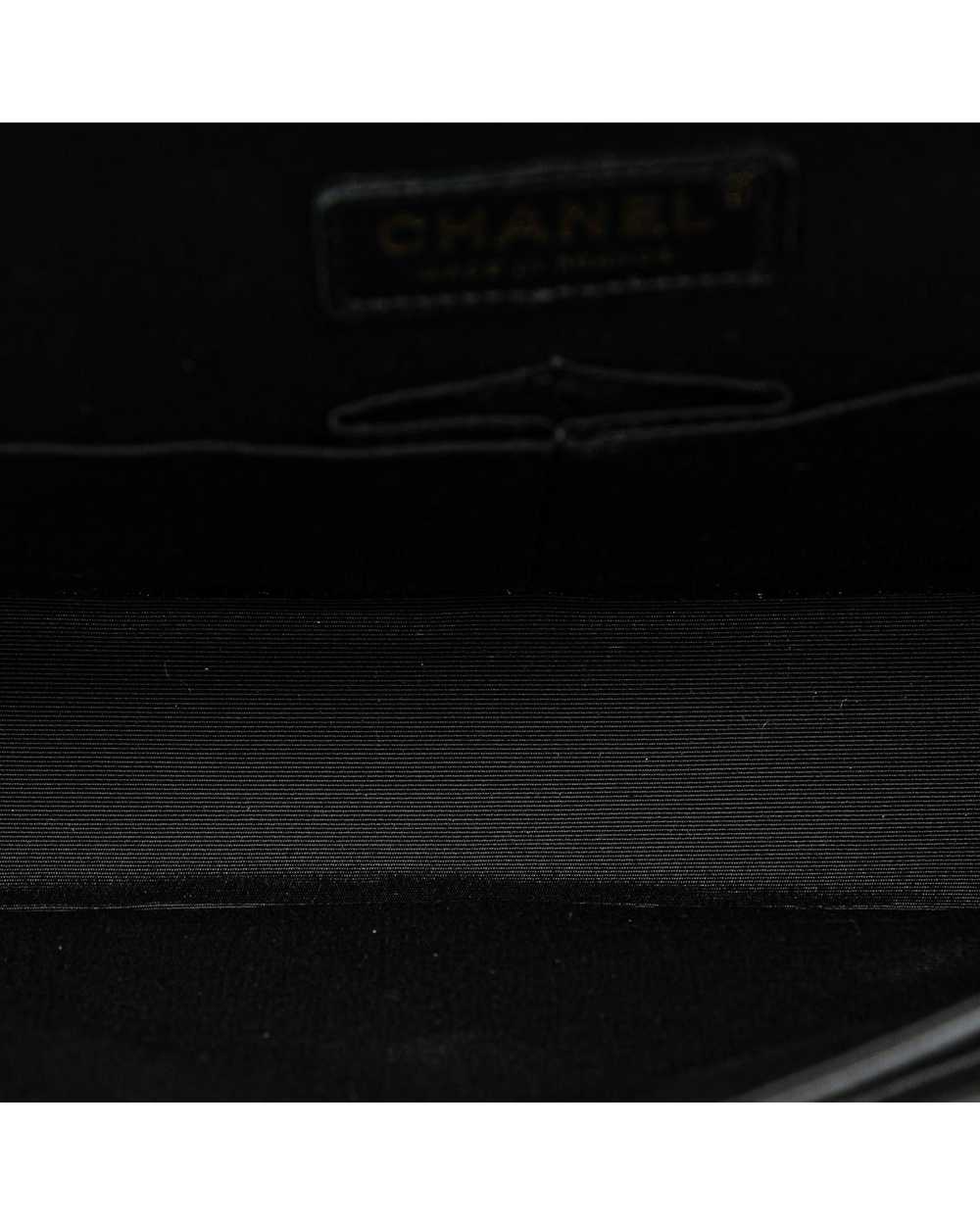 Chanel Bicolor Caviar Double Flap Shoulder Bag - image 5