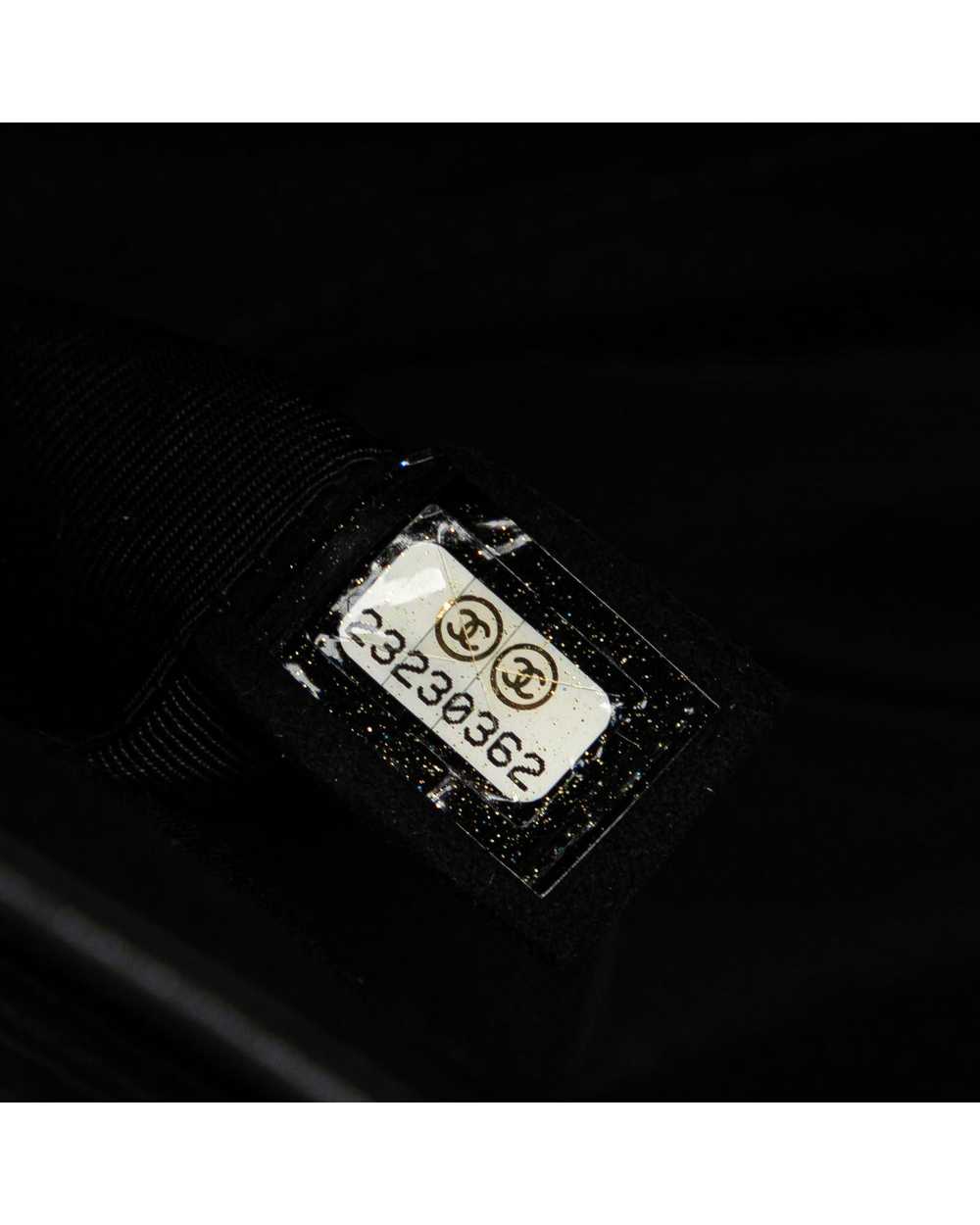 Chanel Bicolor Caviar Double Flap Shoulder Bag - image 7