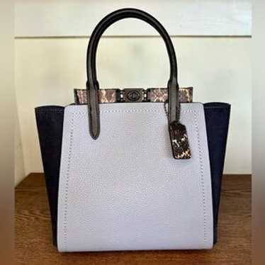 Coach 1941 Troupe Tote In Colorblock With Snakesk… - image 1