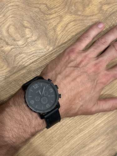 Fossil Matte Black Large Fossil Watch