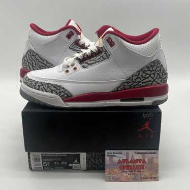 JORDAN 3 RETRO (PS) “White/Light Curry-Cardinal Red” Size buy 3Y BRAND NEW SNEAKERS.