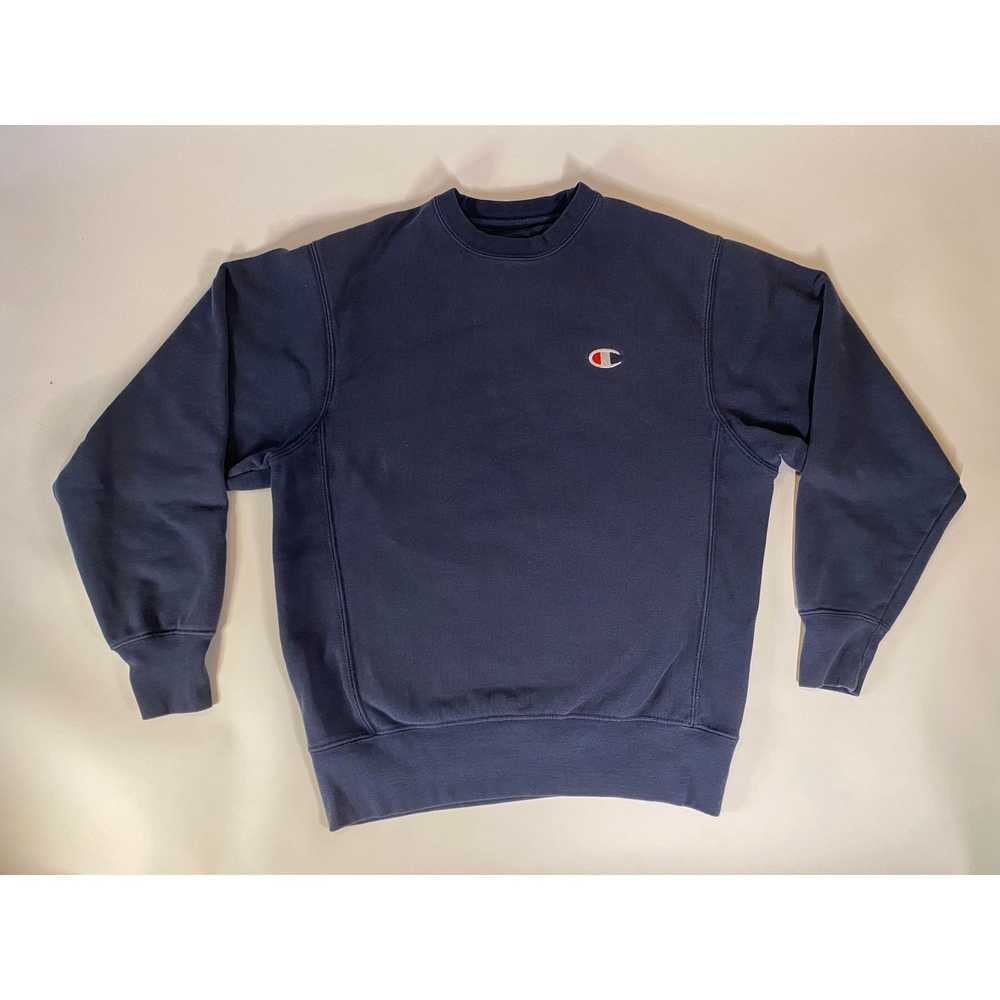 Champion Navy Blue champion crewneck sweatshirt - image 1