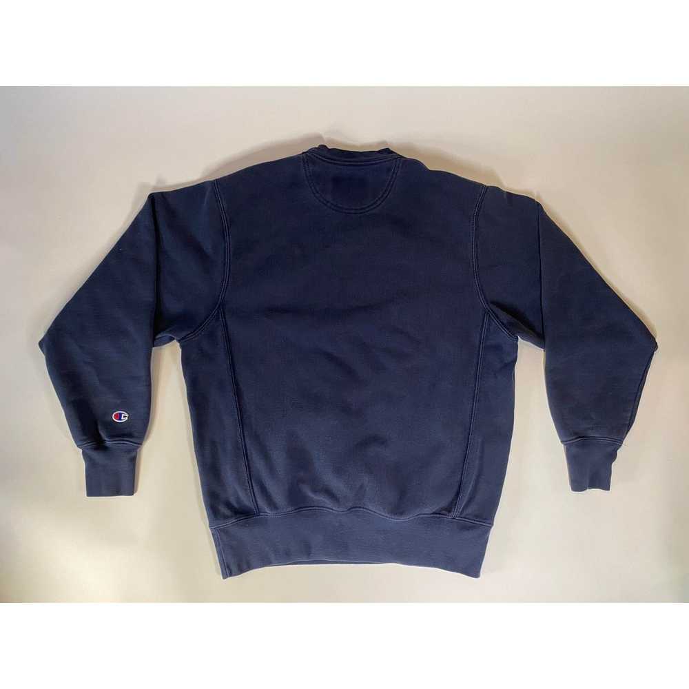 Champion Navy Blue champion crewneck sweatshirt - image 2