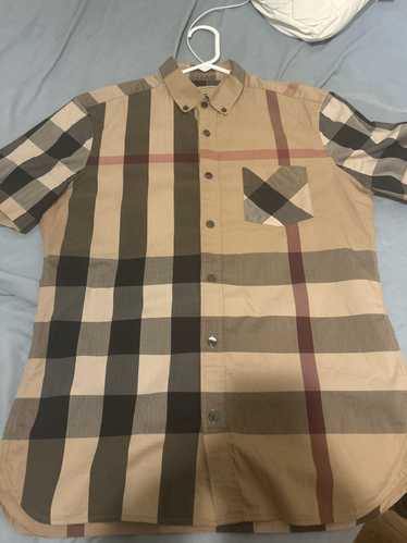 Burberry Burberry Classic Plaid Shortsleeved Butto