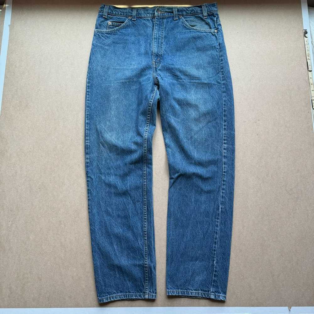 Levi's Vintage 80s 90s Levi’s 505 Mid Wash Straig… - image 1