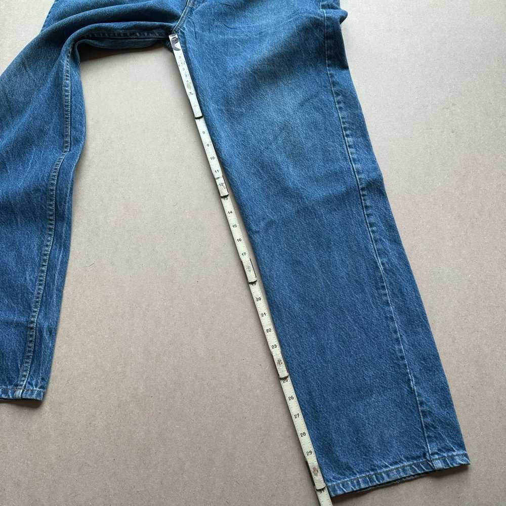 Levi's Vintage 80s 90s Levi’s 505 Mid Wash Straig… - image 7