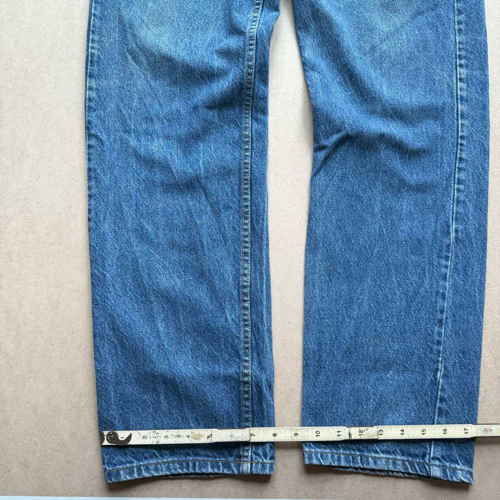 Levi's Vintage 80s 90s Levi’s 505 Mid Wash Straig… - image 8