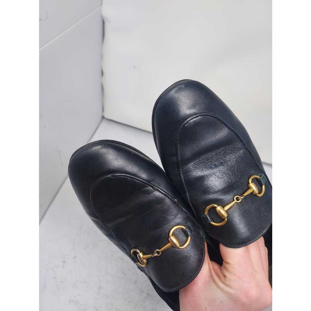 Gucci Brixton leather flats - image 9