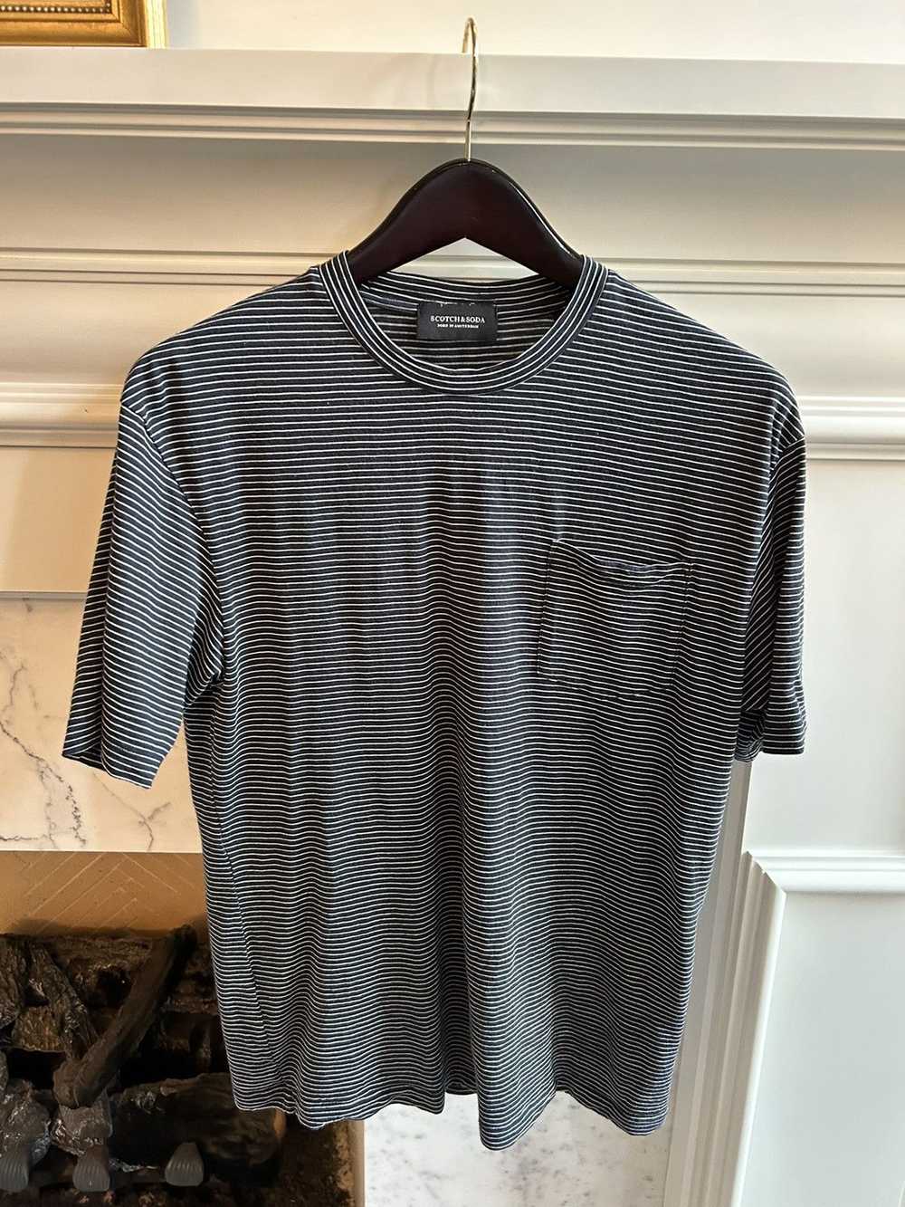 Scotch & Soda Scotch and Soda Striped T-Shirt - image 1