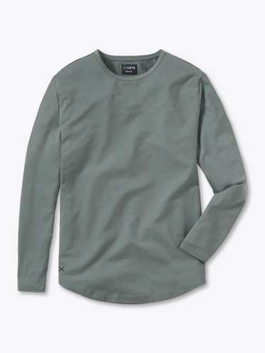 CUTS AO Long Sleeve Curve-Hem Tee | Sage Signatur… - image 1