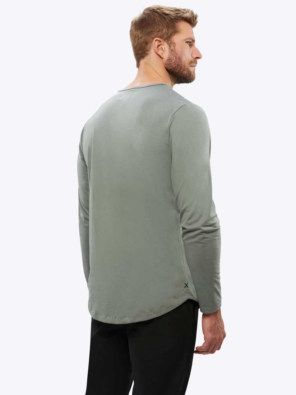 CUTS AO Long Sleeve Curve-Hem Tee | Sage Signatur… - image 2