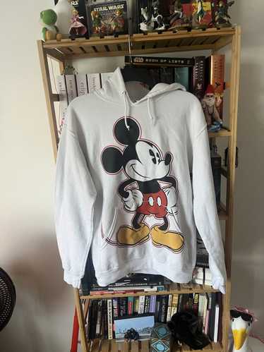 Disney Disney Parks Mickey Mouse White Hoodie Size