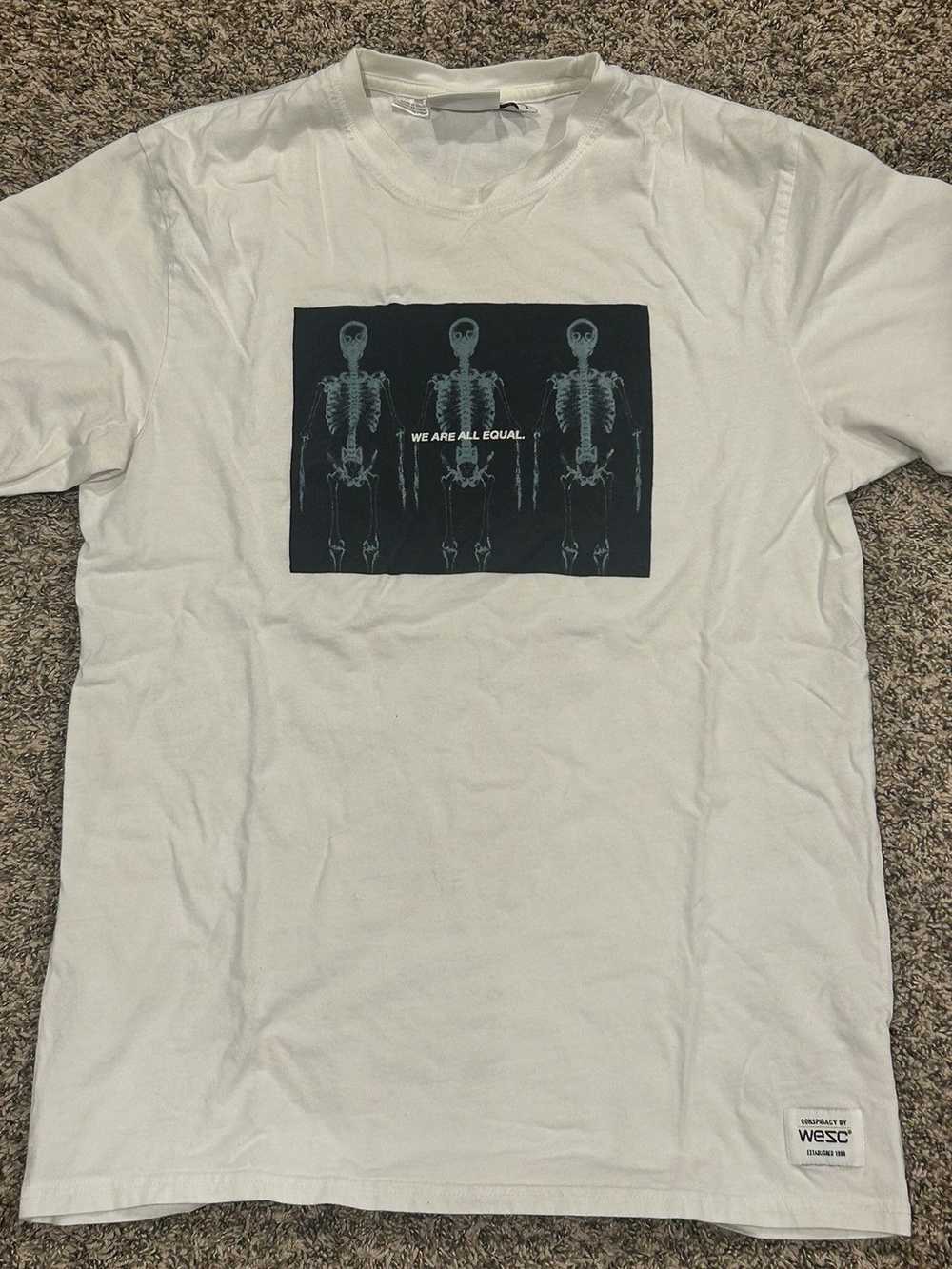 WeSC we are all equal tee shirt
