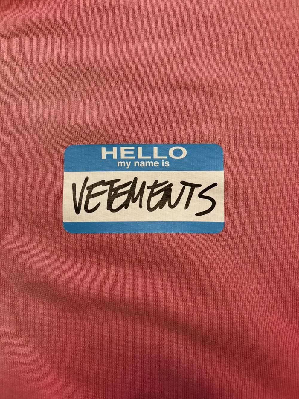 Vetements Vetements hello my name is Vetements zi… - image 2