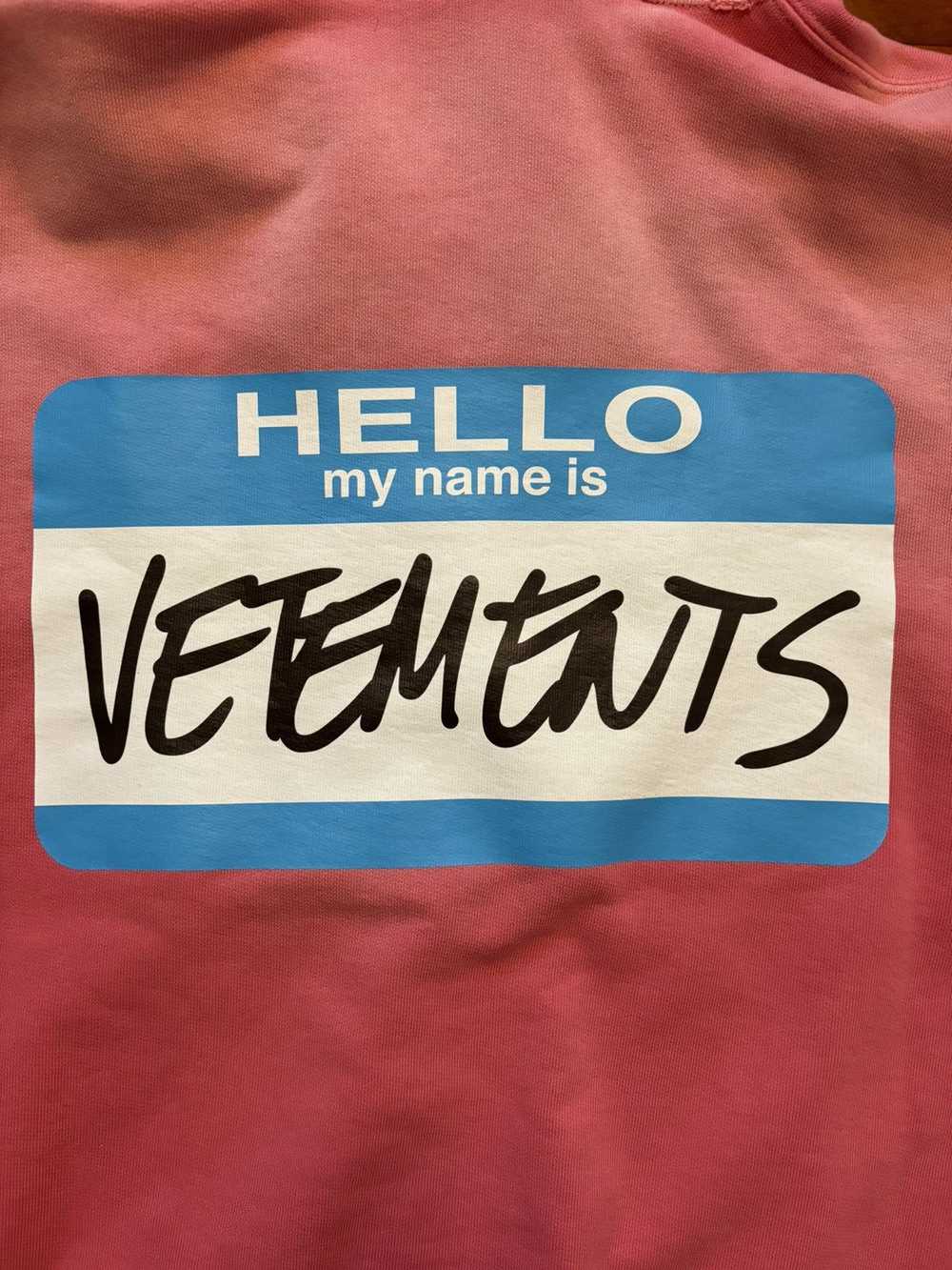 Vetements Vetements hello my name is Vetements zi… - image 4