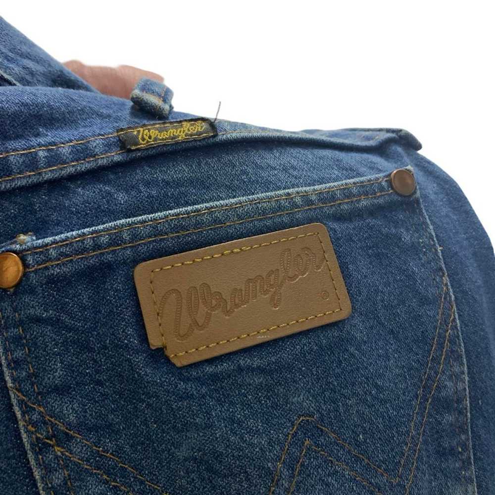 Vintage × Wrangler Vintage 80s wrangler blue jeans - image 4