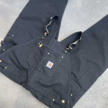 Carhartt Carhartt black bib overalls - image 1