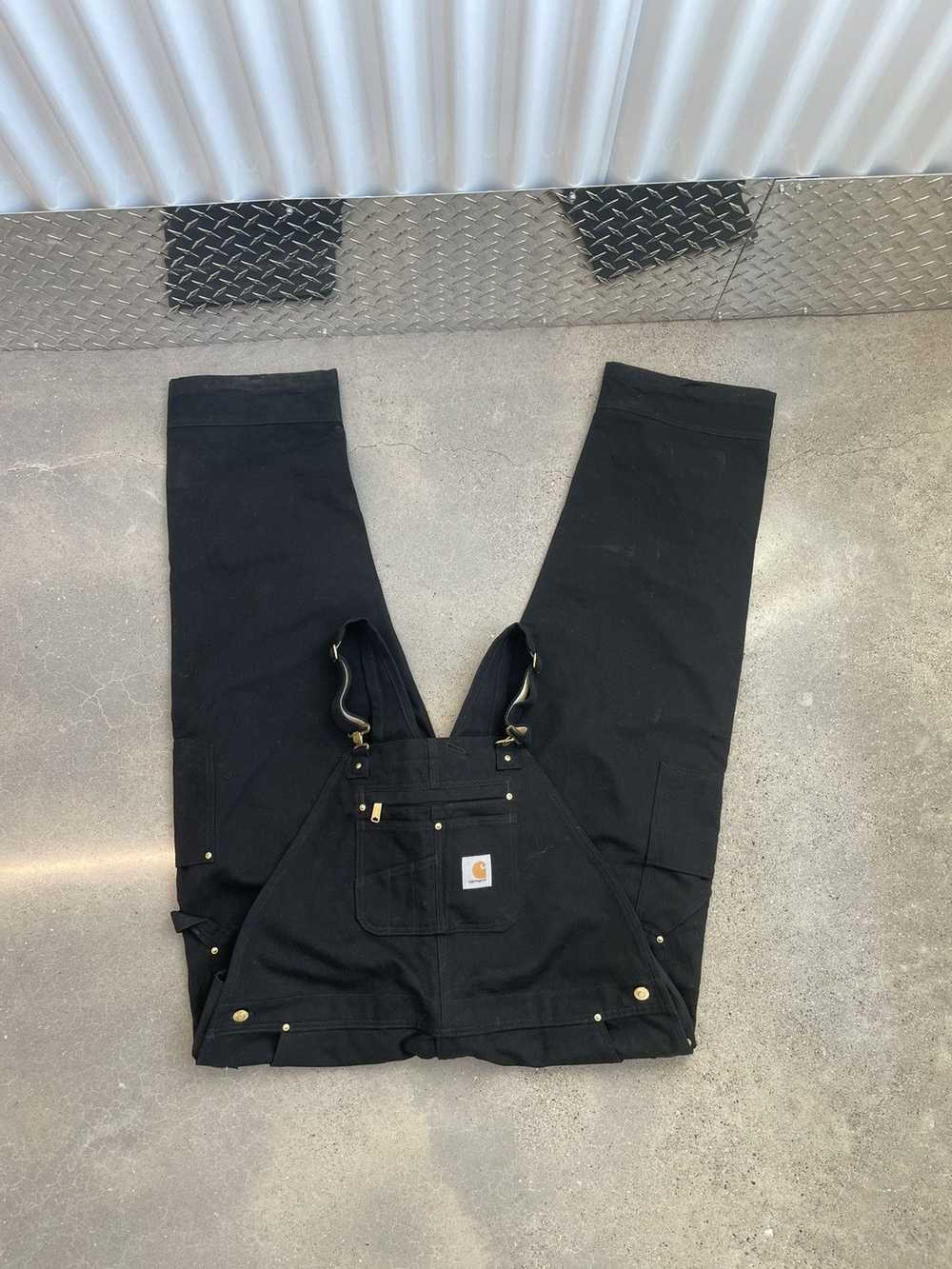 Carhartt Carhartt black bib overalls - image 5