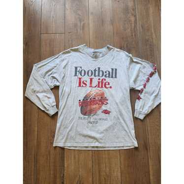 Other Vintage Big Ball Sports Football is Life Bi… - image 1